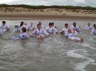 Summer Gasshuku training in the sea